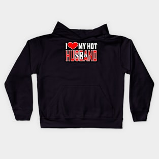 I Love My Hot Switzerland Husband Kids Hoodie